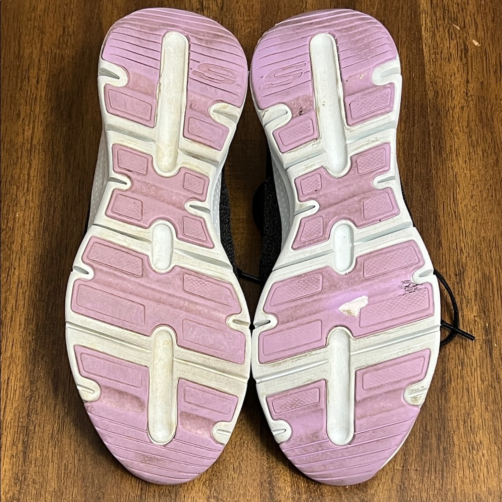 Sketchers Arch Fit Air Cooled Comfy Wave Womens Size 8.5 Black Lavender - Picture 12 of 14